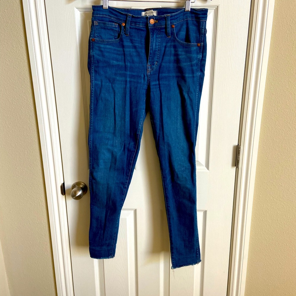 Madewell High rise 9” skinny jeans